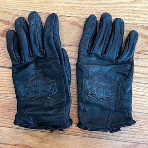 Harley Davidson leather riding gloves